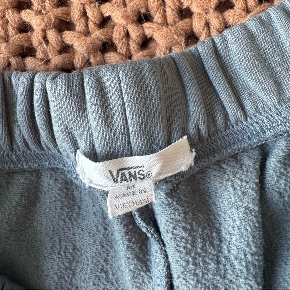 Vans Blue Gray Fleece Jogger Sweatpants Size M Unisex - Picture 3 of 7